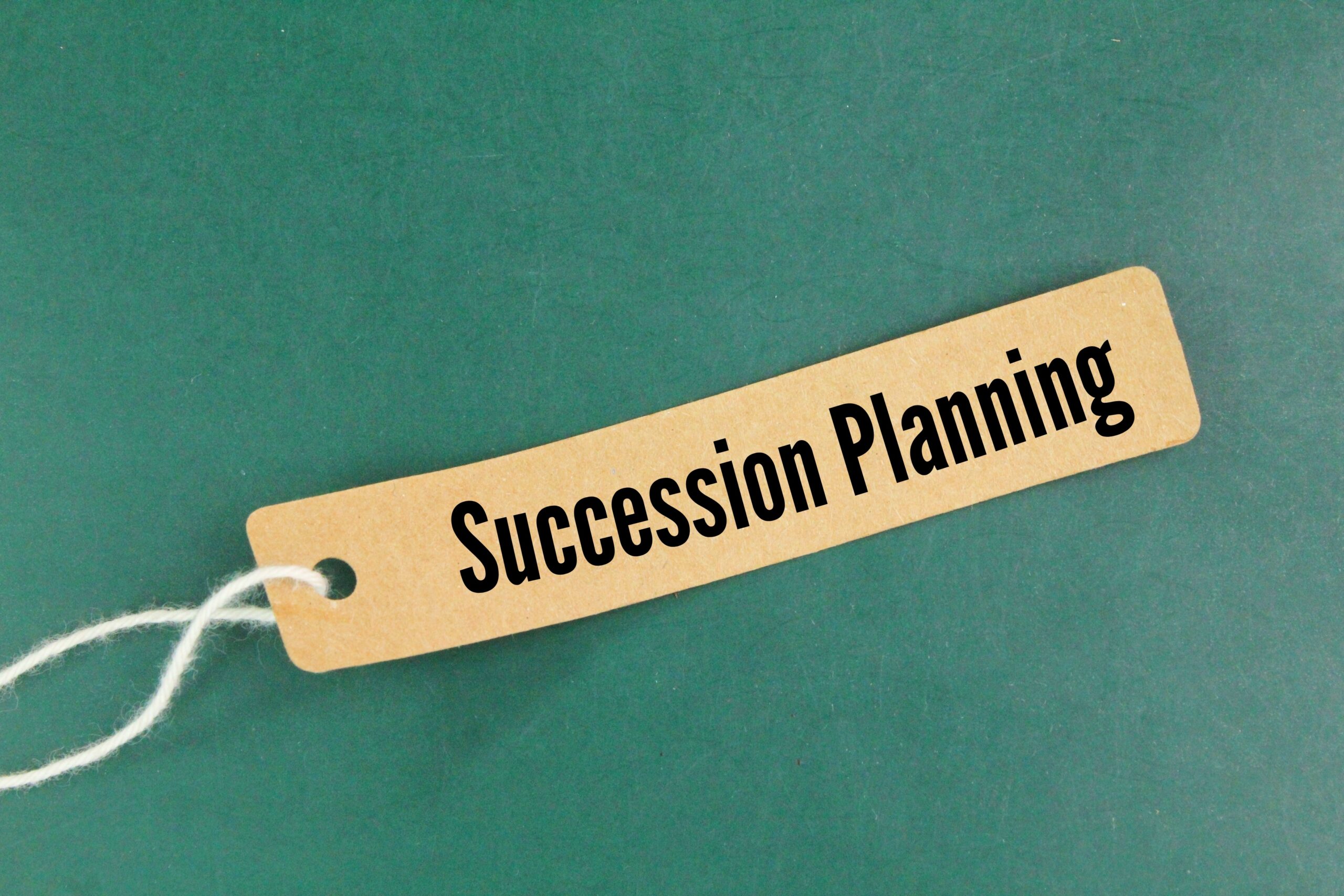 label that says succession planning